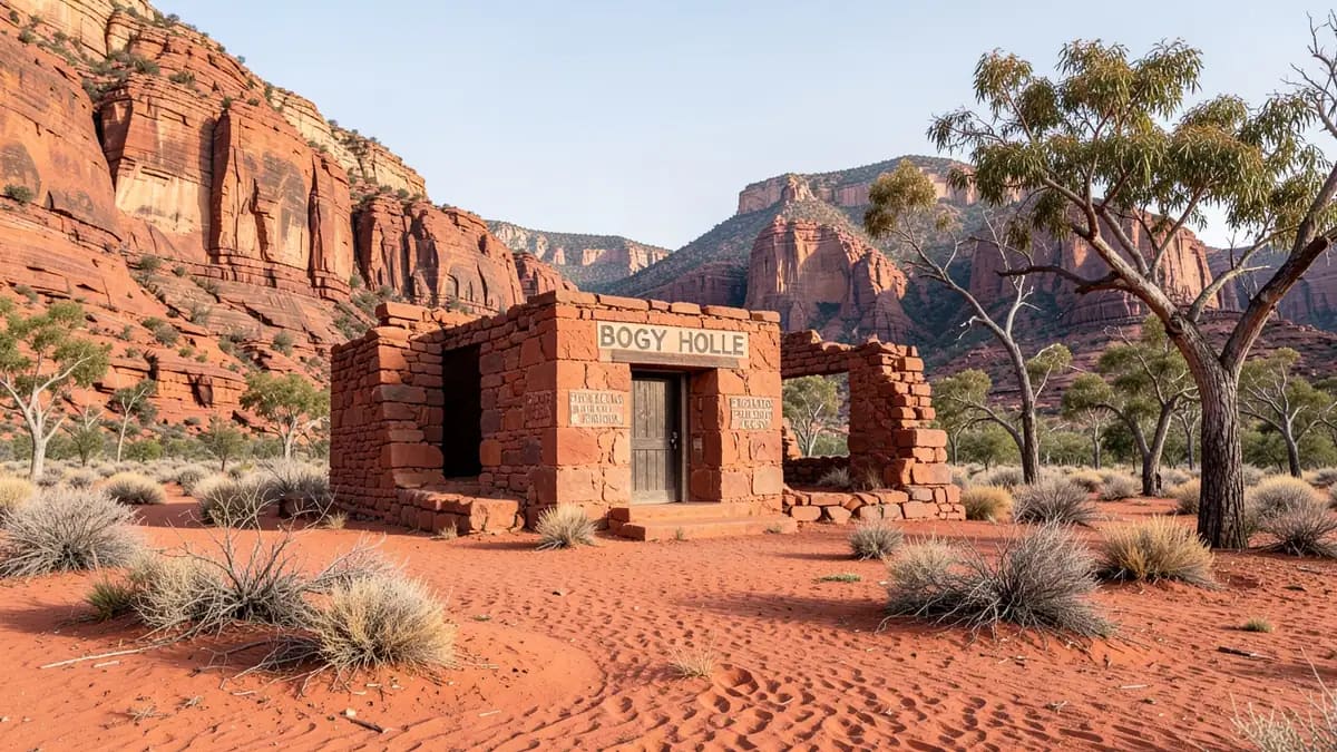 Boggy Hole Police Station Ruins