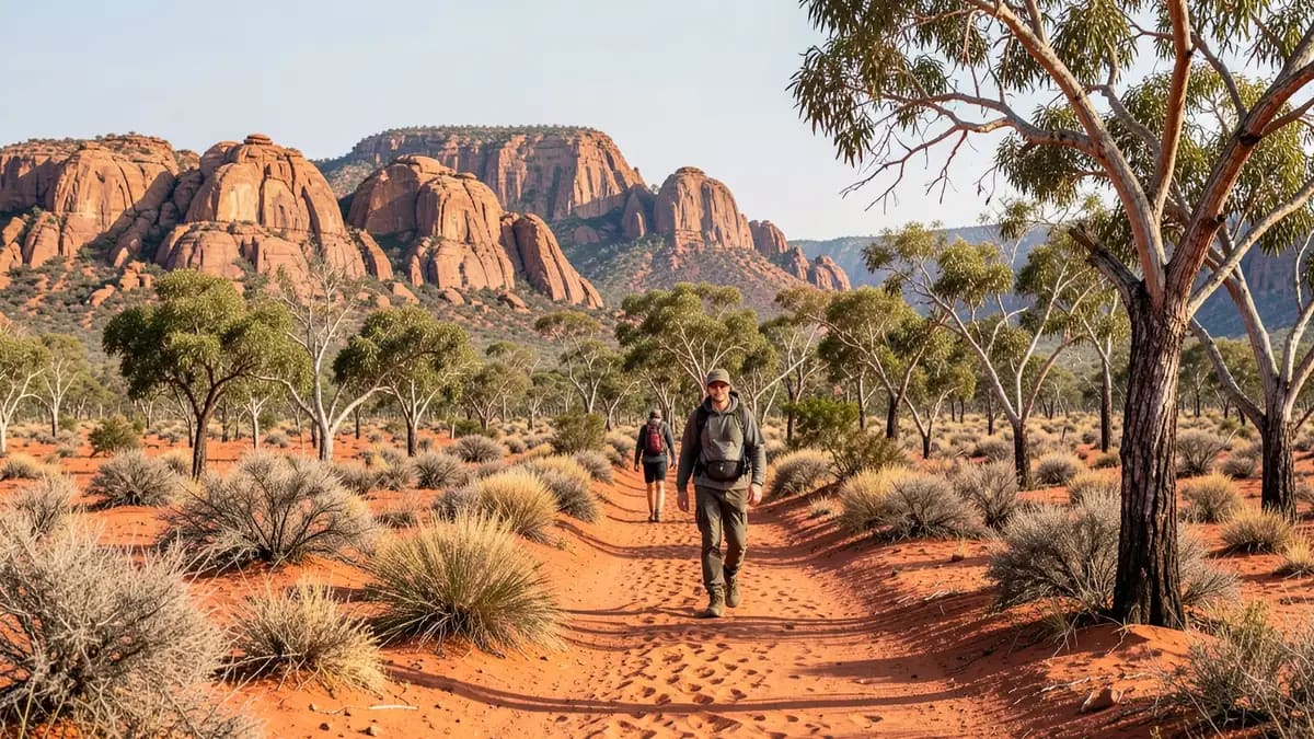Ghost Gum Walk (Simpsons Gap)