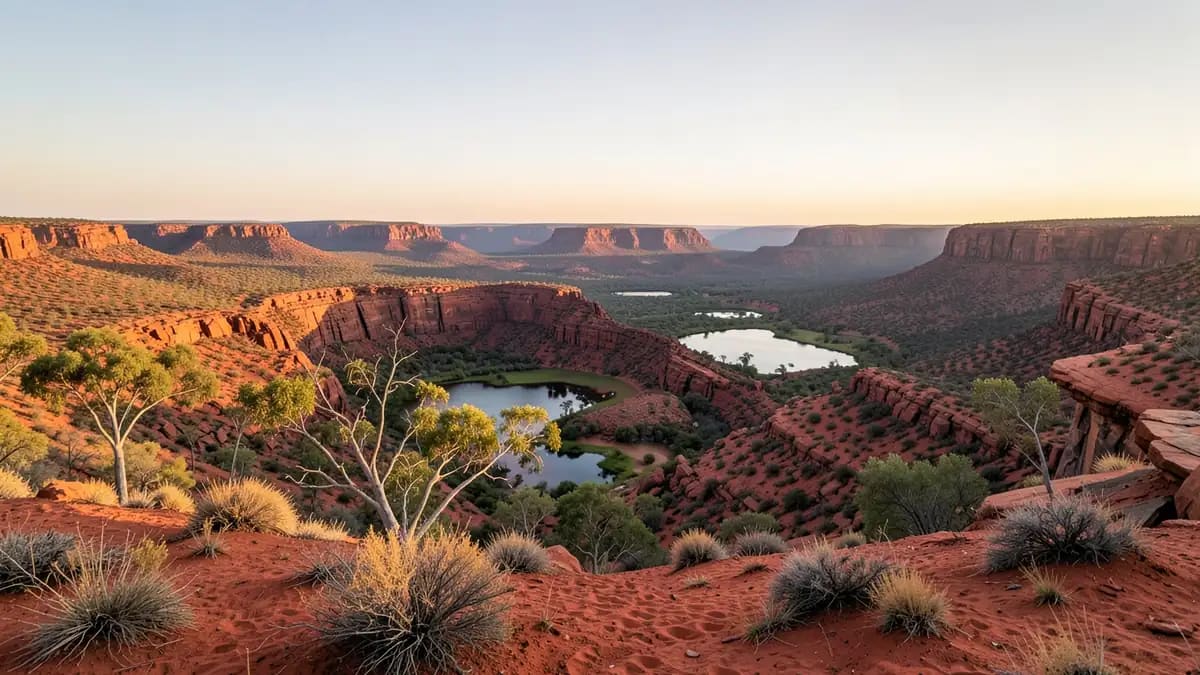 Gosse Bluff Crater Rim