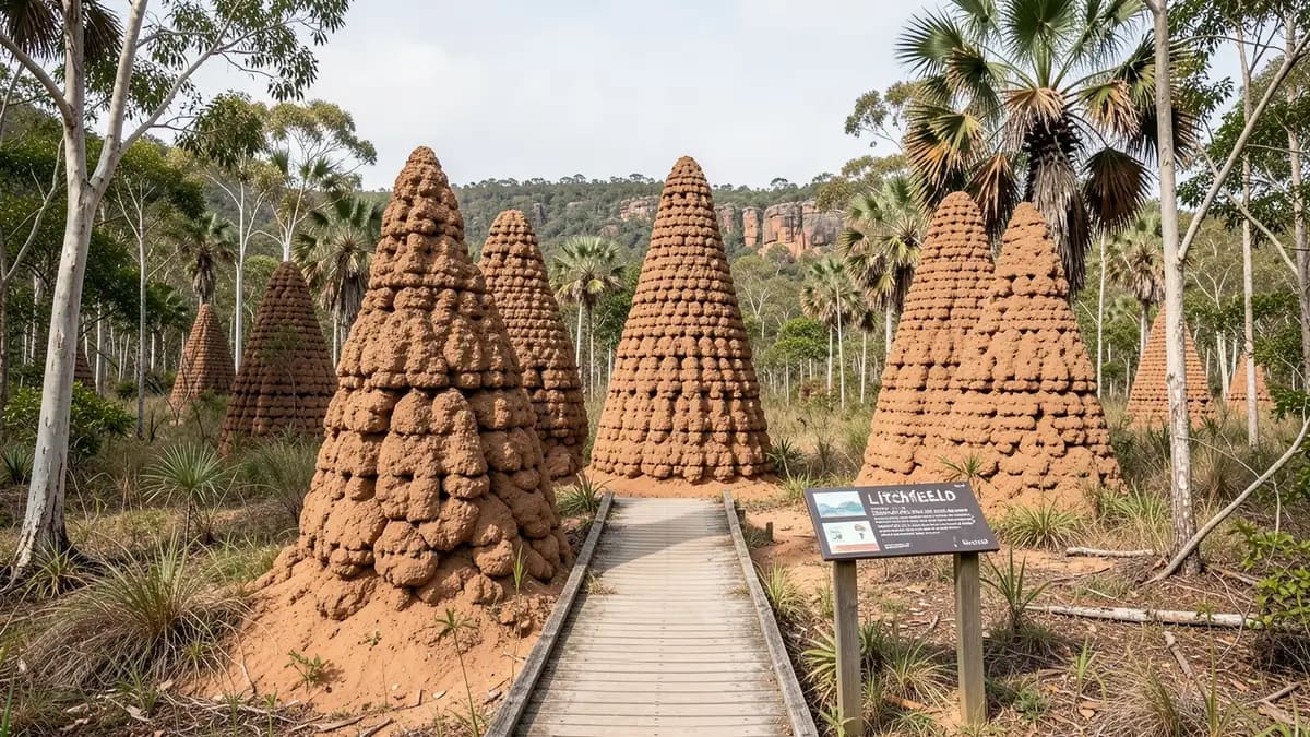 Magnetic Termite Mounds