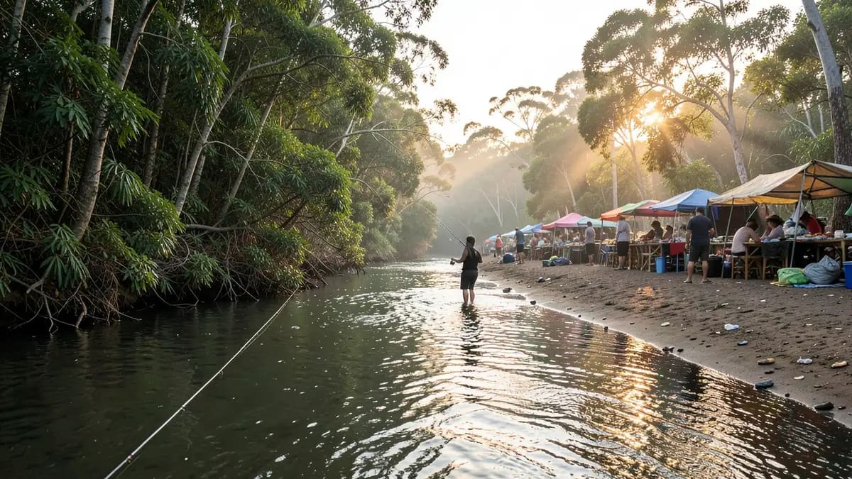 Rapid Creek Mouth Fishing