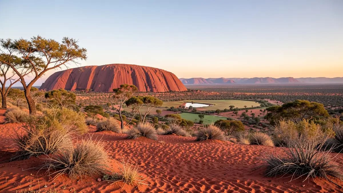 Uluru Viewing Area (Sunrise)